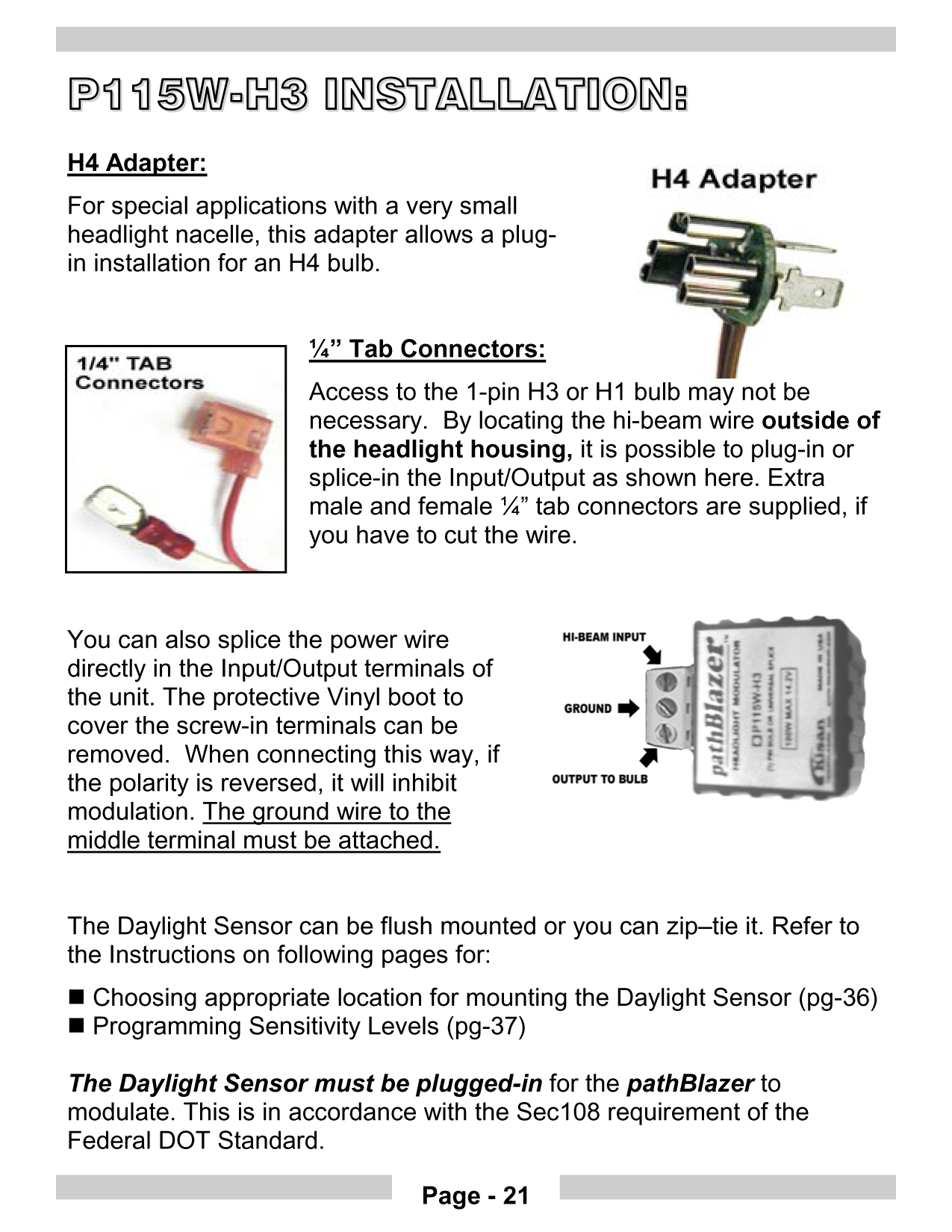 P115W-H3-Install